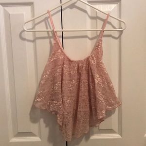 pink tank top/blouse